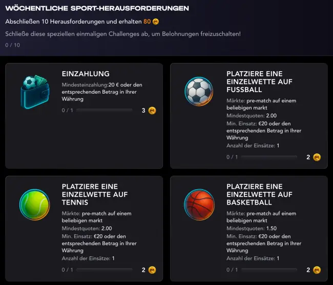 Mad Casino Sport Test