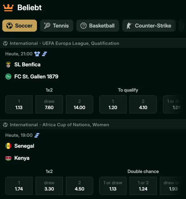 Cashlounge Sport Test