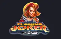 Flaming Joker Link & Win Logo