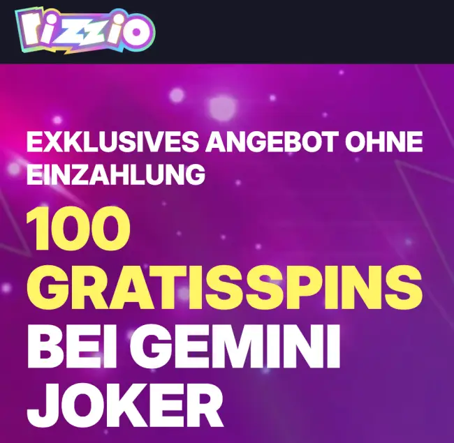 Rizzio Casino Freispiele ohne Einzahlung