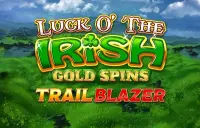 Luck O' The Irish Gold Spins Trail Blazer Logo