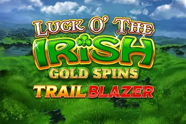 Luck O' The Irish Gold Spins Trail Blazer Logo