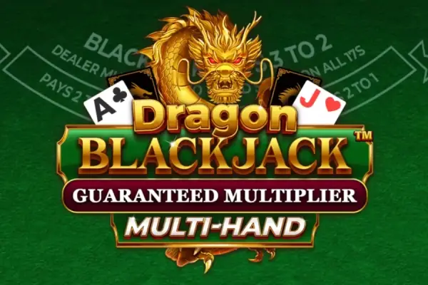 Dragon Blackjack Guaranteed Multiplier Multihand Logo