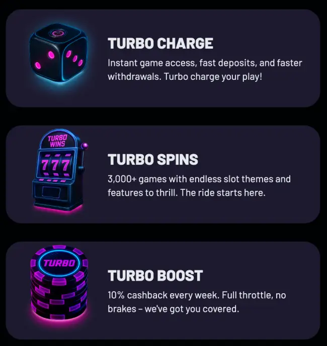 Turbowins Casino Benefits