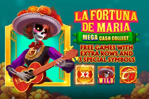 La Fortuna de Maria: Mega Cash Collect Logo