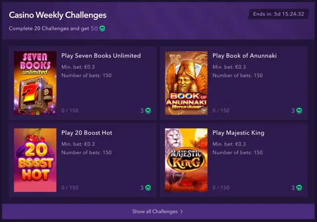 Naobet Casino Challenges