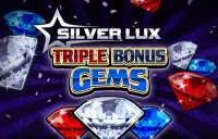 Silver Lux Triple Bonus Gems Logo