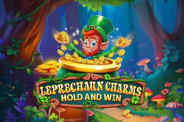 Leprechaun Charms Hold and Win Logo