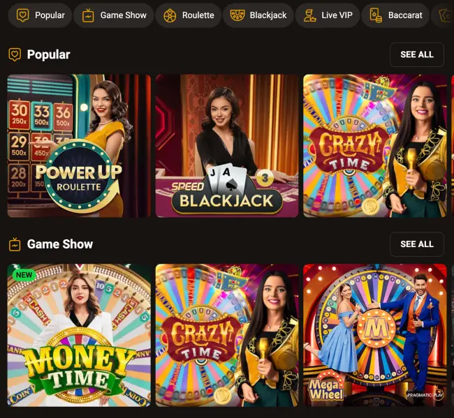 Slotlair Casino Live