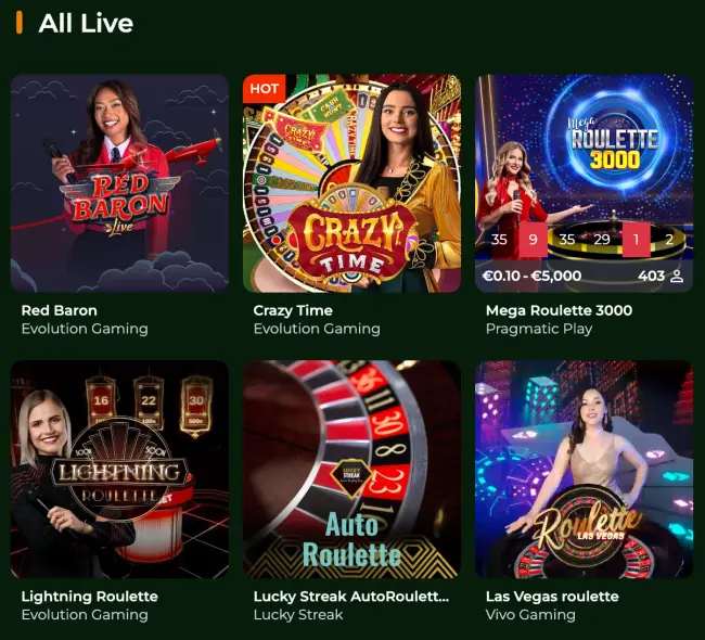 Gomblingo Casino Live