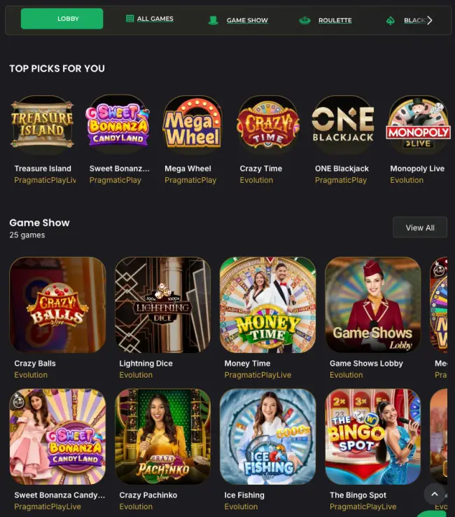 Goldenplay Live Casino