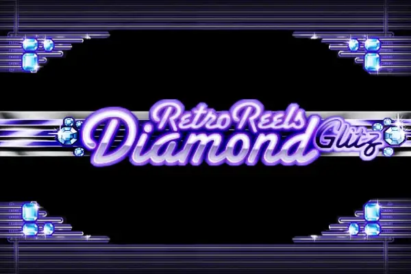 Retro Reels Diamond Glitz Logo