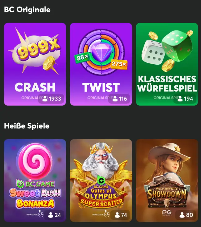 BC.Game Casino Test