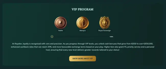 Royalen Casino VIP