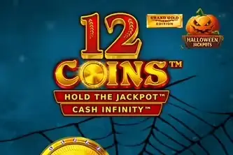 12 Coins Grand Gold Edition Halloween Jackpots Logo