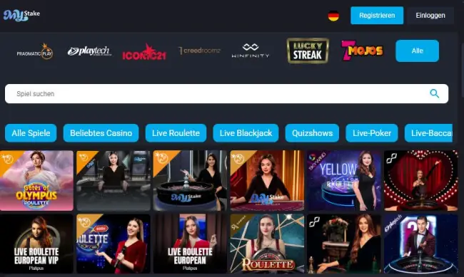 MyStake Casino Test