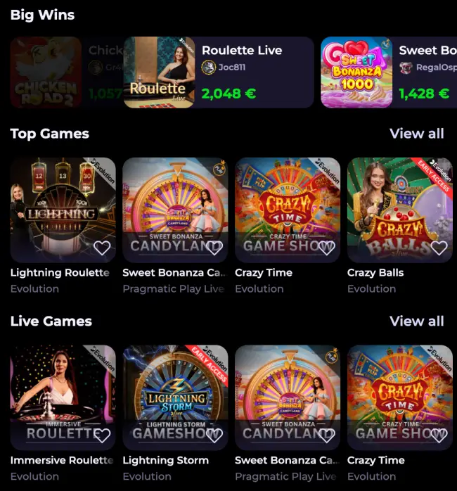 Highflybet Casino Live Casino