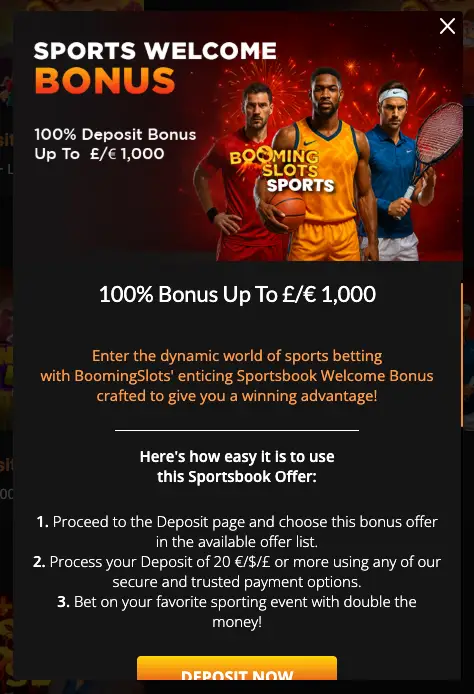Boomingslots Sport Test