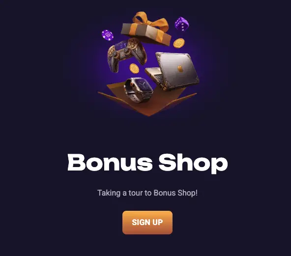 Spirit Casino Bonus Shop
