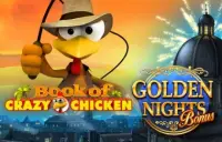 Book of Crazy Chicken Golden Nights Bonus Logo