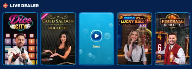 Spinfin Casino Live