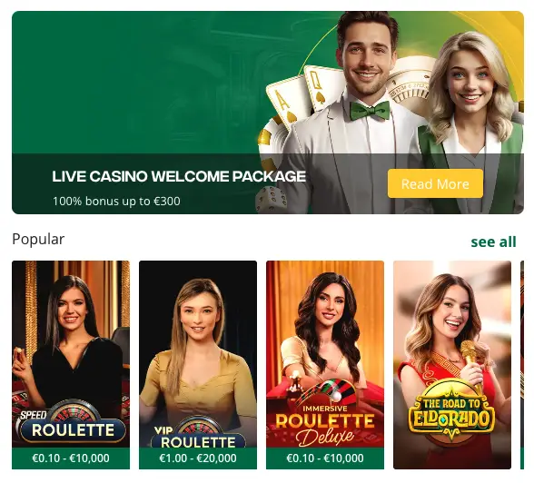 QBet Casino Live