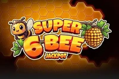 Super 6 Bee Jackpot Logo