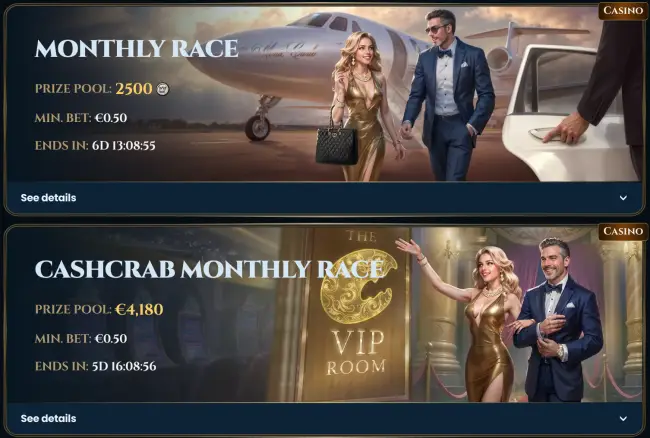 Wonderluck Casino Tournaments