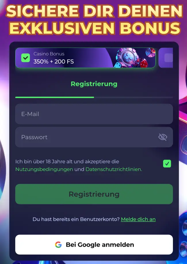 BetMatch Casino Bonus