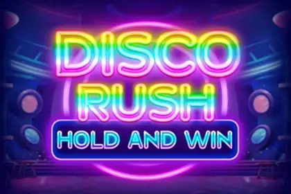 Disco Rush Hold And Win Logo