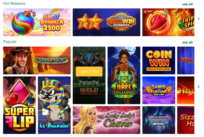 30Bet Casino Slots