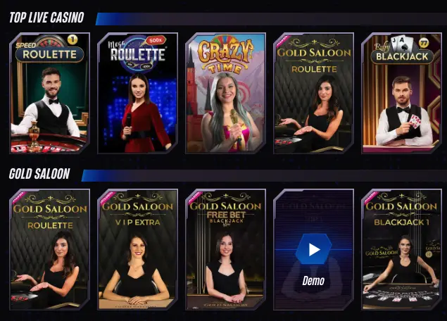 Winrolla Casino Live Casino