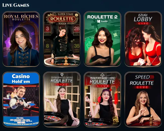 Wonderluck Casino Live Casino