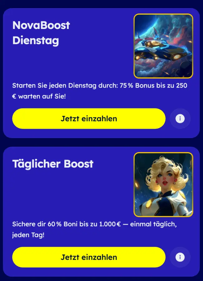 Vegasnova Casino Test