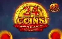 24 Coins Halloween Jackpots Logo