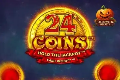 24 Coins Halloween Jackpots Logo