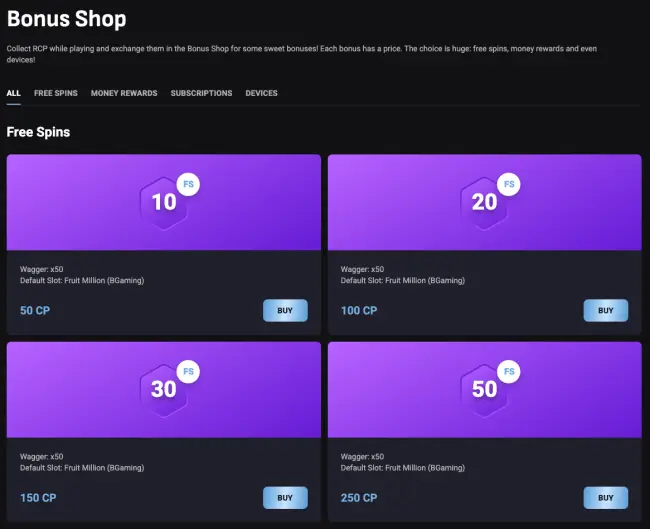 Slotlounge Casino Bonus Shop