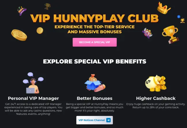 Hunnyplay VIP Club