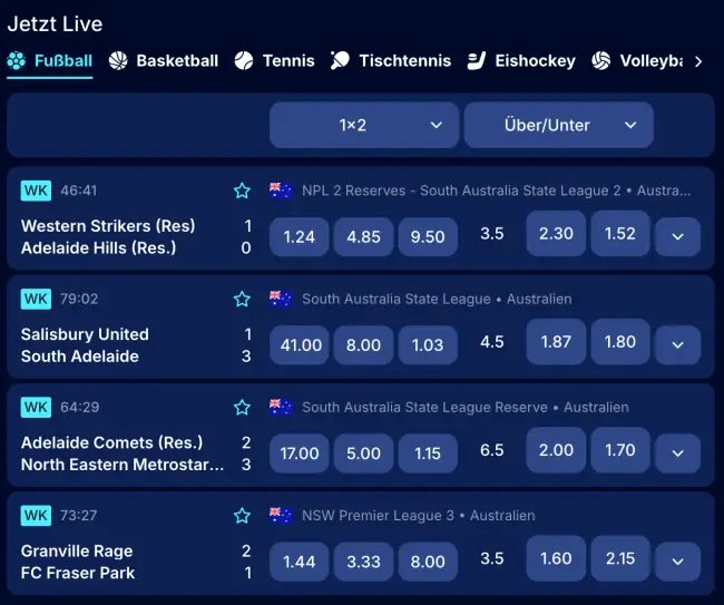 Andromedasino Sport Test