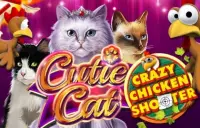 Cutie Cat Crazy Chicken Shooter Logo