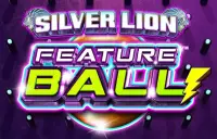 Silver Lion Feature Ball Logo