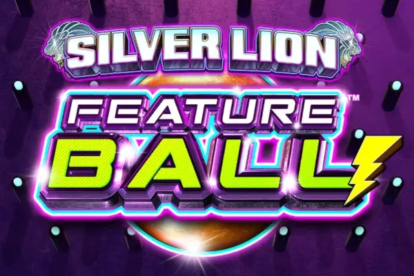 Silver Lion Feature Ball Logo