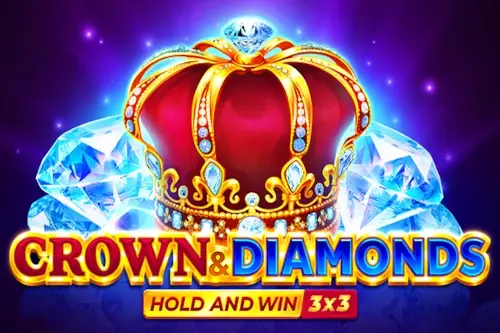 Crown & Diamonds: Hold and Win Logo