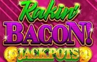Rakin' Bacon Jackpots Bonus Wheel Logo
