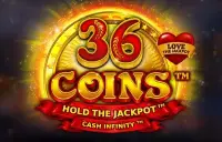 36 Coins - Love The Jackpot Logo