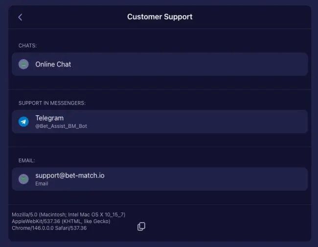 BetMatch Sport Review
