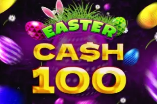 Cash 100 Easter Logo