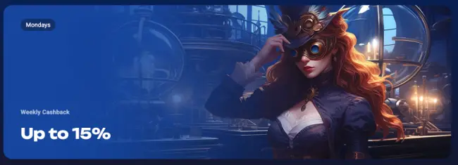 Spirit Casino Weekly Cashback