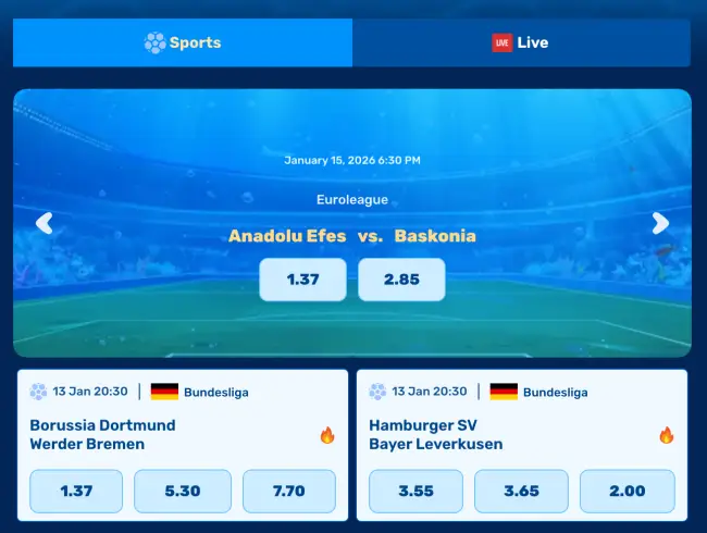 Spinfin Sport Betting