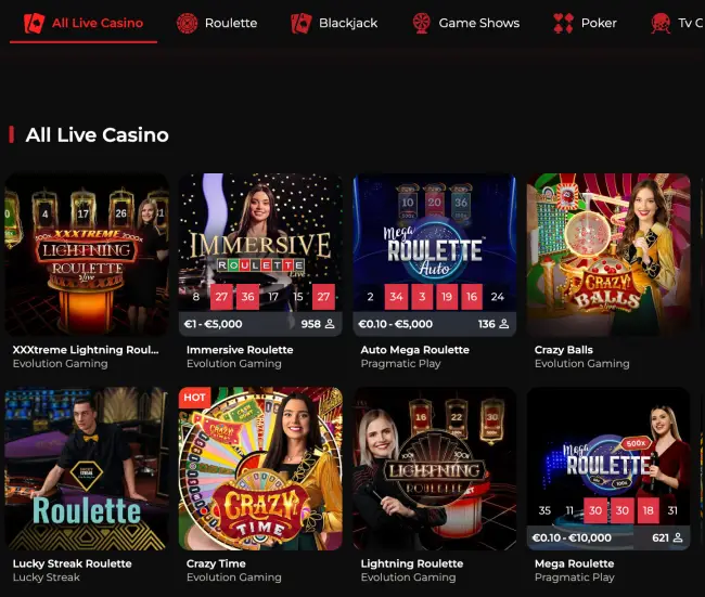 God of Casino Live Casino